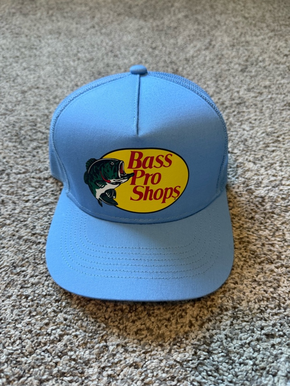 Bass Pro Shops Sky Blue Mesh Back Logo Cap